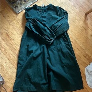 Cos Cotton Green Dress